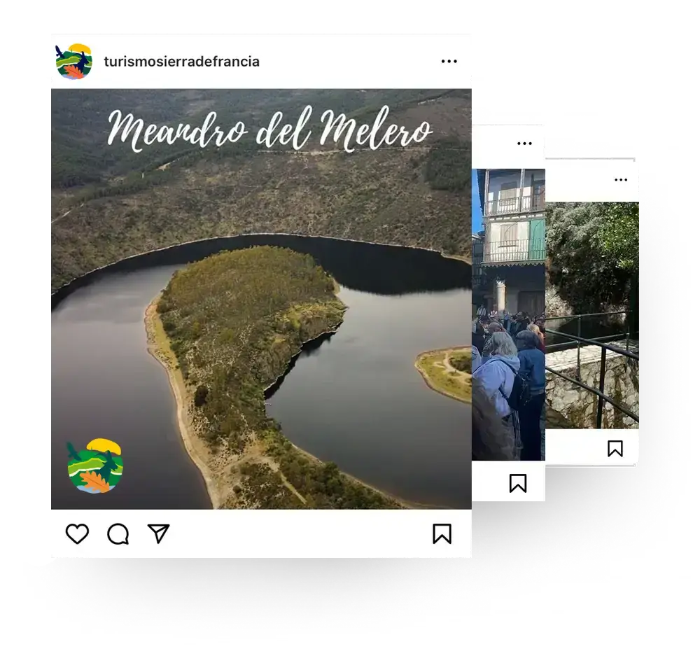 imagen redes sociales turismo sierra de francia