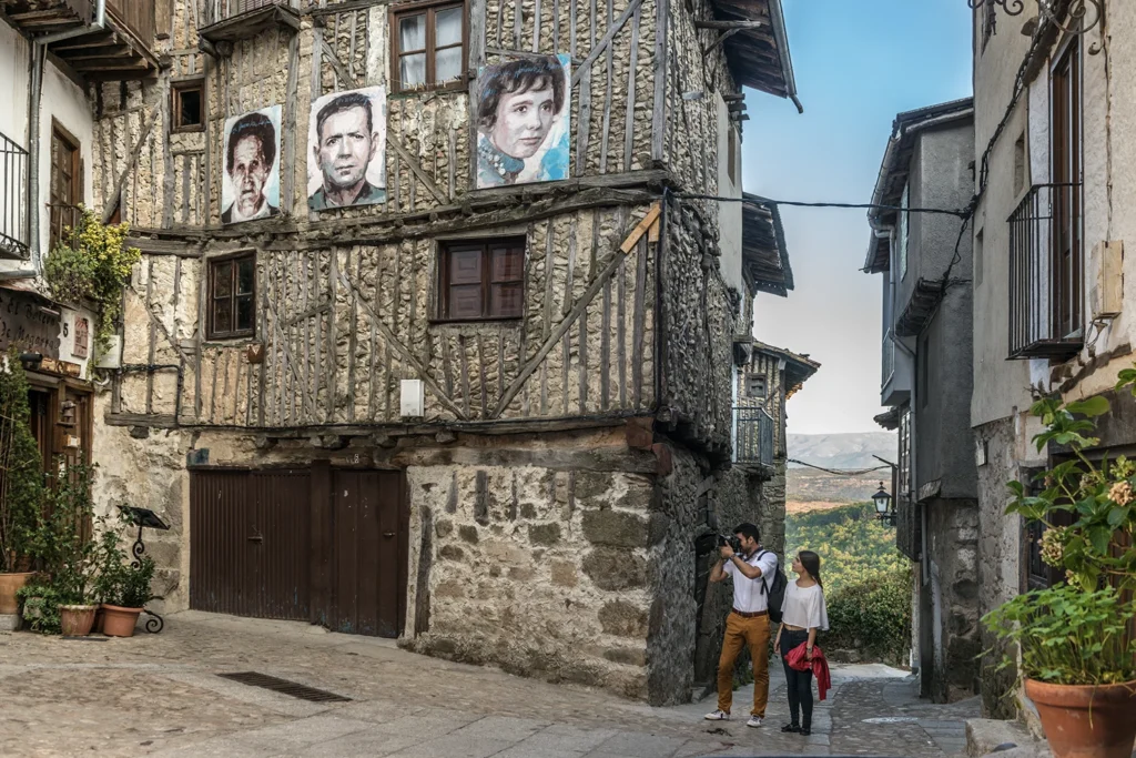 pueblo mogarraz en la sierra de francia